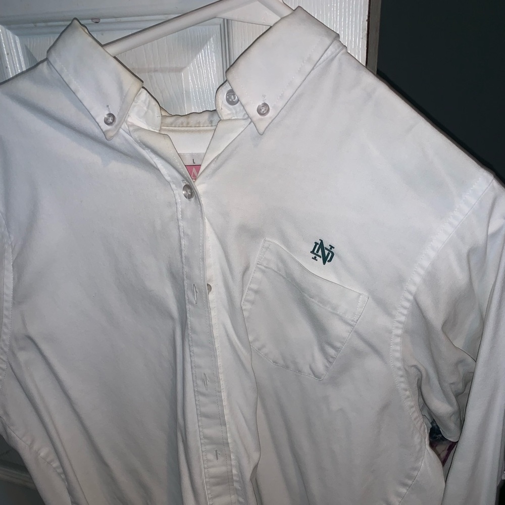 Blue and khaki pants and shirt and long sleeve